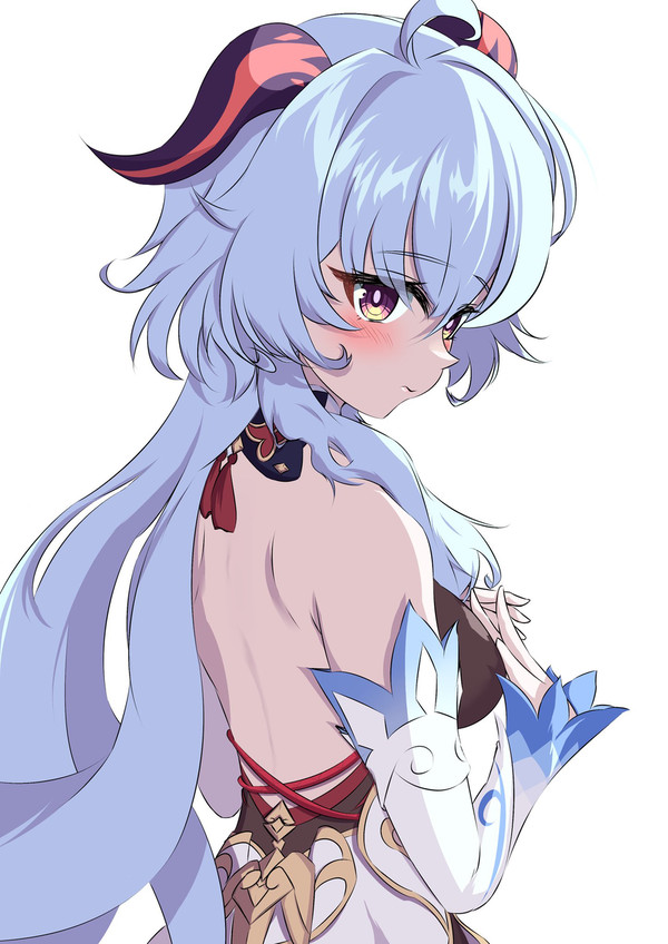 甘雨の背中
