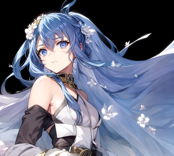 苍发少女