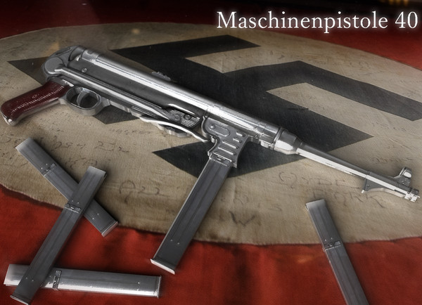 【ナチスドイツ】MP40マシーネンピストーレ・サブマシンガン