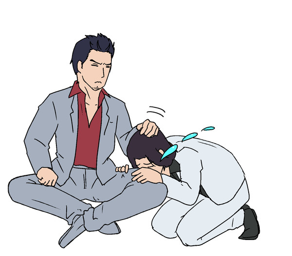 桐生と錦がよしよししてるだけ