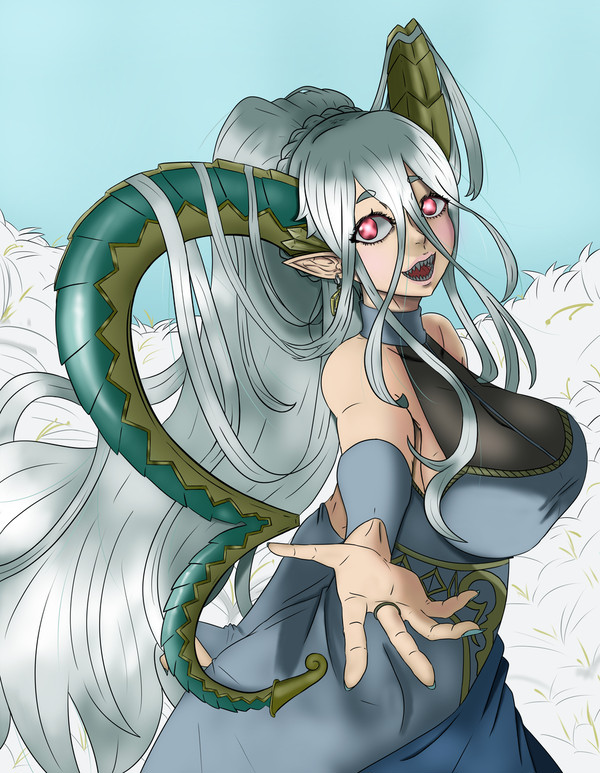 Tiamat in a dress