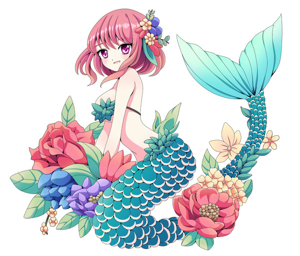 花と人魚
