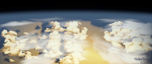 Clouds seen from space