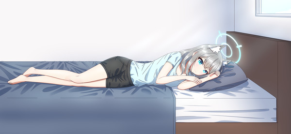 Shiroko Relaxing