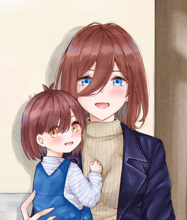 三玖+子供