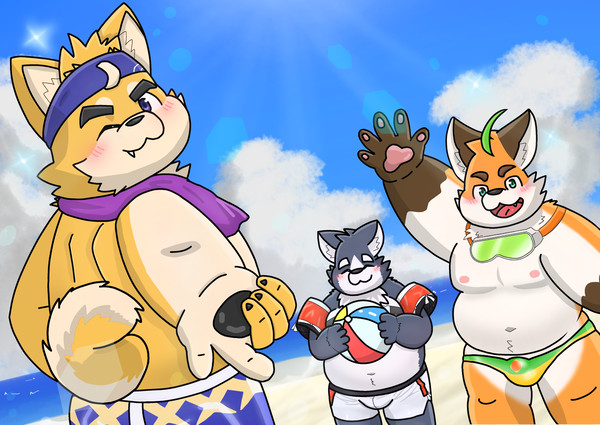 夏！海！推しの水着姿！！