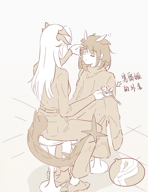 头发长了