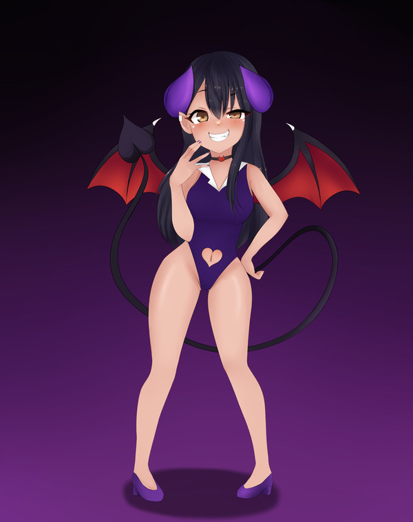 Inktober #17 - Demon (Nagatoro)