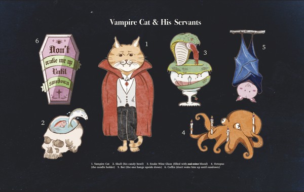 Vampire cat & his servants