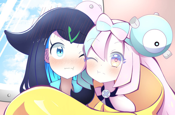 リコちゃんとナンジャモ イチャイチャ