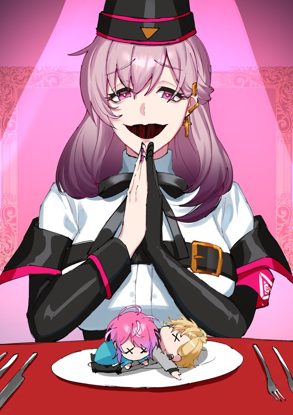 「いただきます～♡」