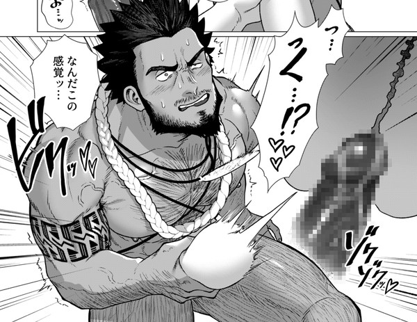部族の村の男たち１