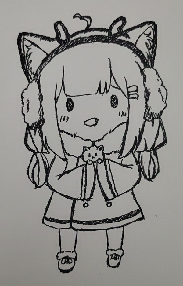 拿mi师傅的钥匙扣画一画