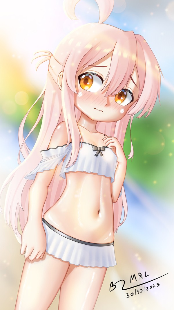 水着姿のまひろさん
