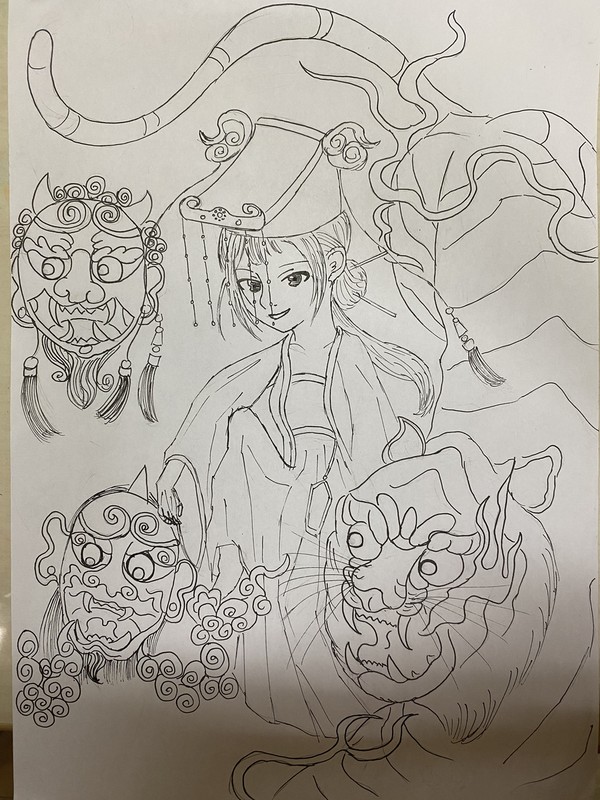 線搞