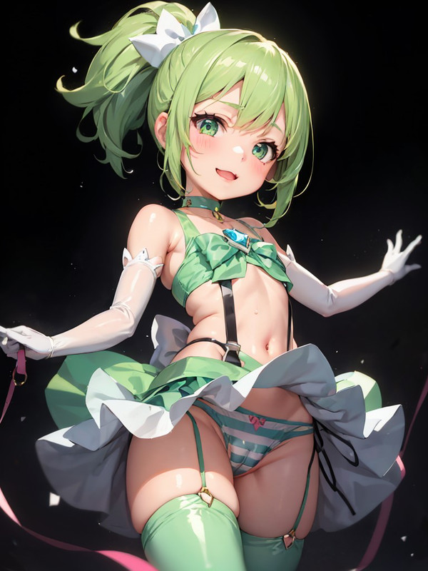 魔法少女、グリーン