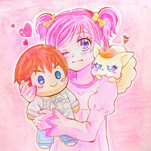 妖精vsぬいぐるみ