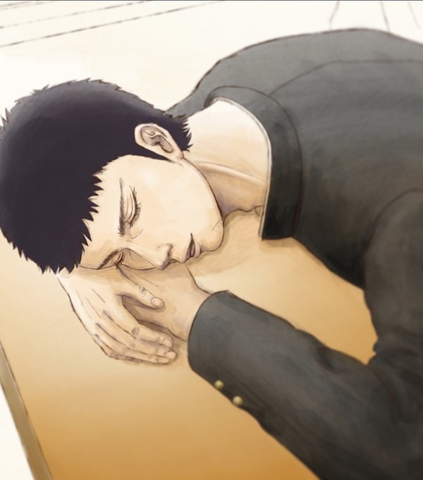 朝練疲れた三井寿くん