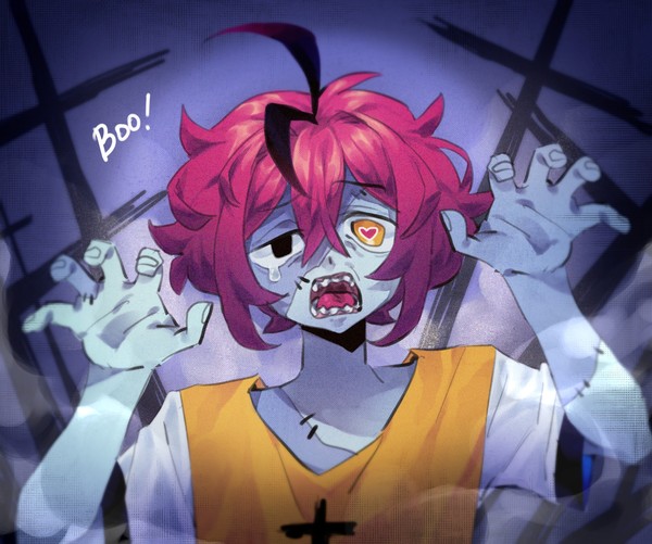 late for halloween zombie