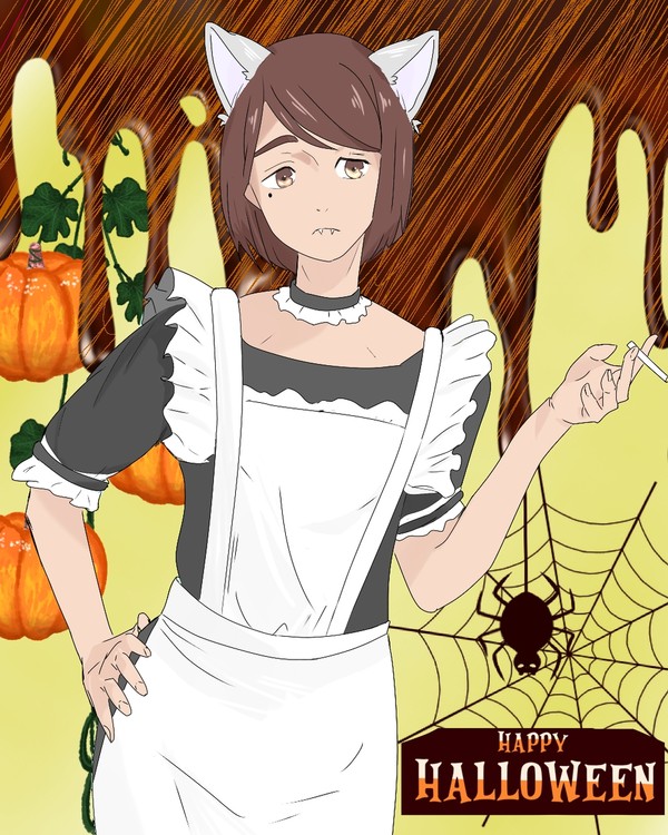 家入硝子 ハロウィン