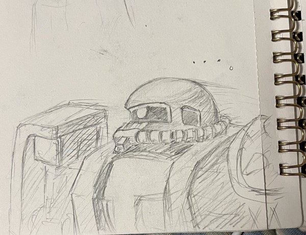 ガンダム落書き