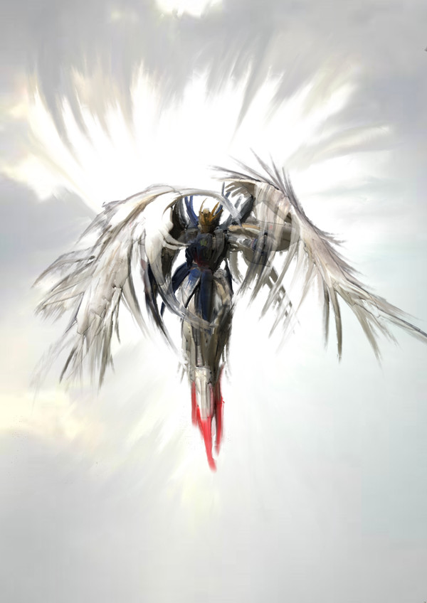 憑りつかれたウイングガンダムゼロカスタム