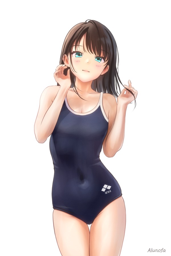 スクール水着の女の子
