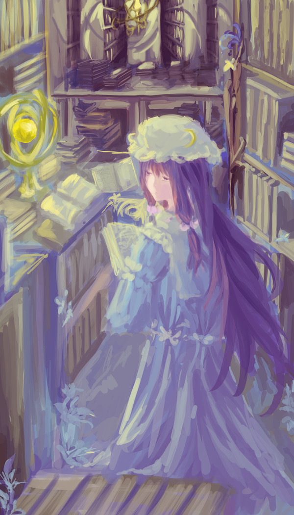 深夜図書館