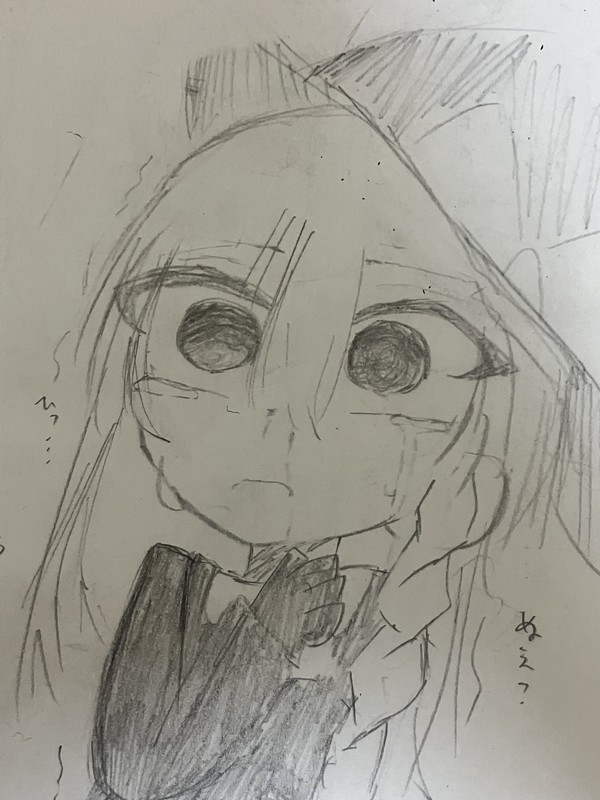 怯えるRIくん