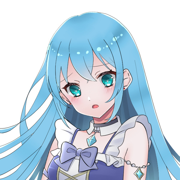 初音ミク（二枚集）片方髪下ろしバージョン