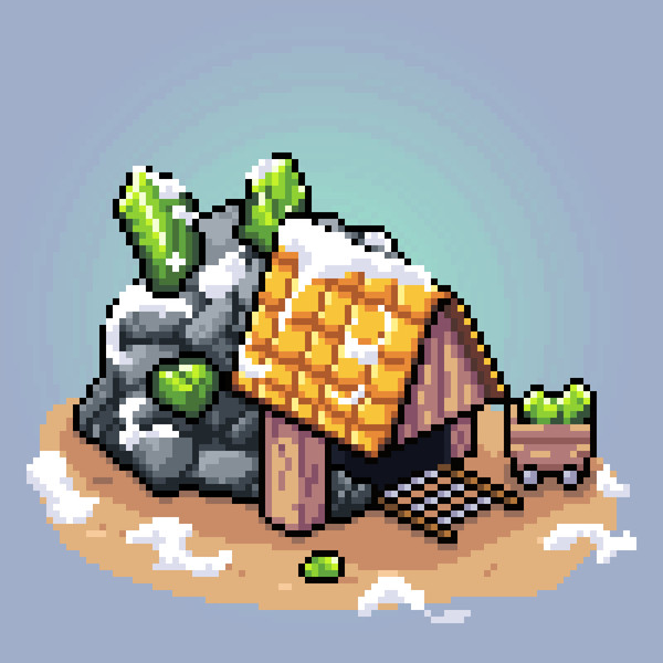 Pixel Art Mine Jewel