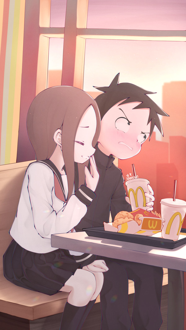 Takagi and Nishikata @Mcdonald's