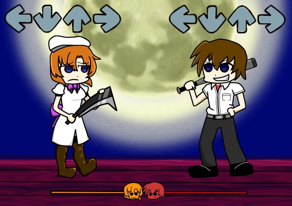 FNF風レナＶＳ圭一