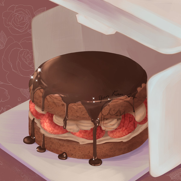 Chocolate cake drizzle