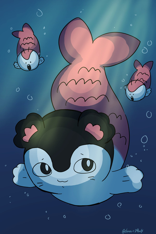 セイレーンちゃんと人魚