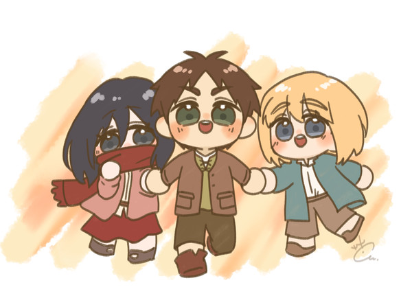 三人