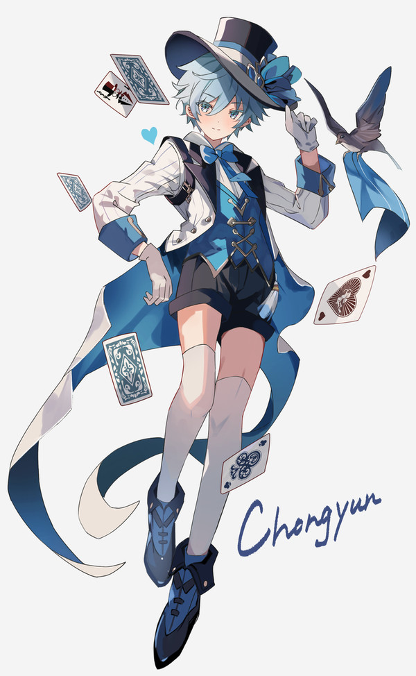 フォンテーヌ風コーデ🍨📘💙