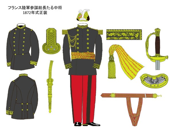 フランス陸軍中将大礼服