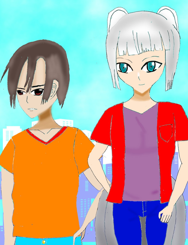 【版権イラスト・クロスオーバー】姶良&九月