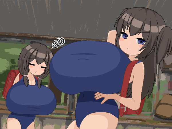 ドヤ顔ミツキちゃんとあきれ顔チヒロちゃん