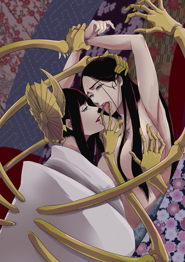 採寸される卯ノ花さん
