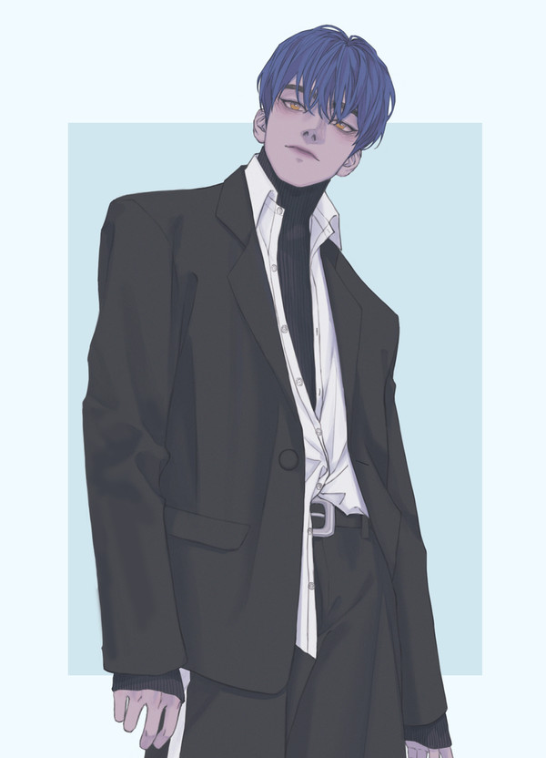 Blue hair