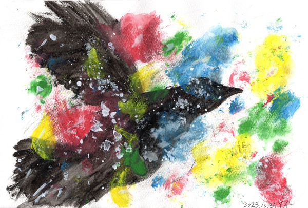 絵「空気の流れ」