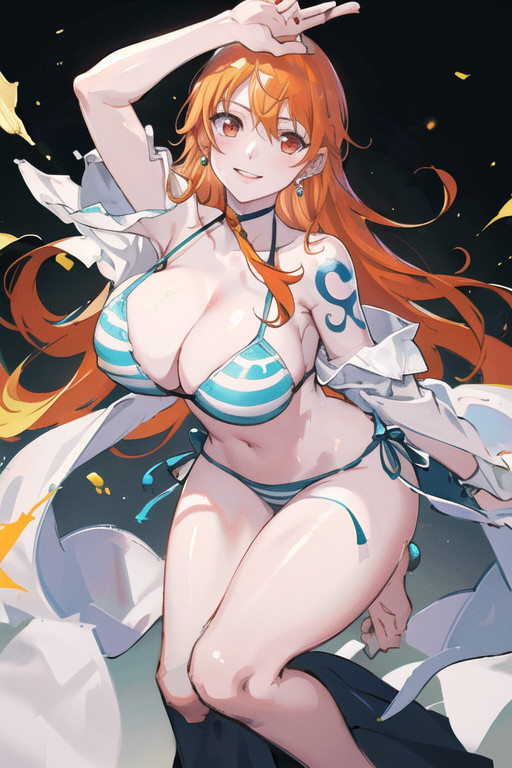 ナミさん、ビキニ