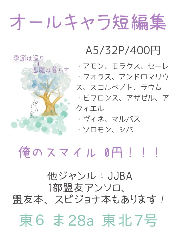 ゴエリン12お品書き（小説）