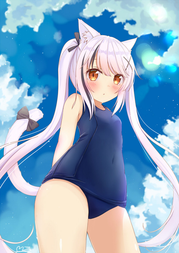 看板娘 しずく スク水❤