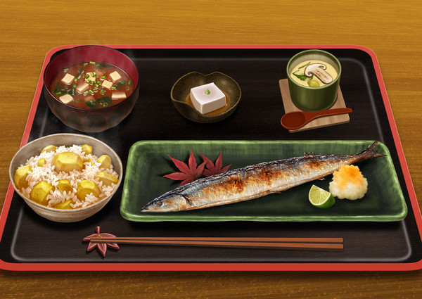 秋の味覚 サンマ定食 - 1/1