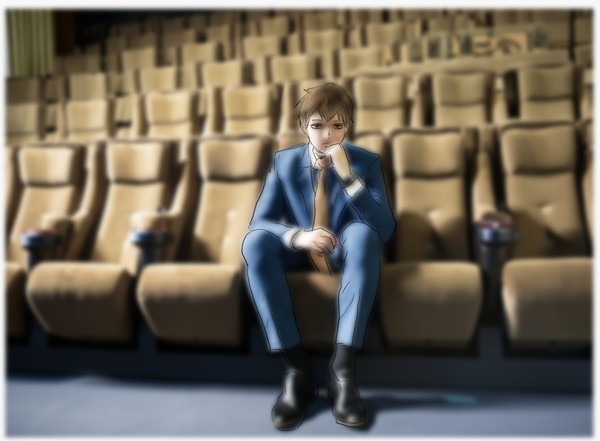 映画館で虚無る師匠