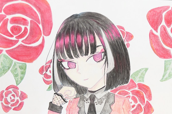 色鉛筆画