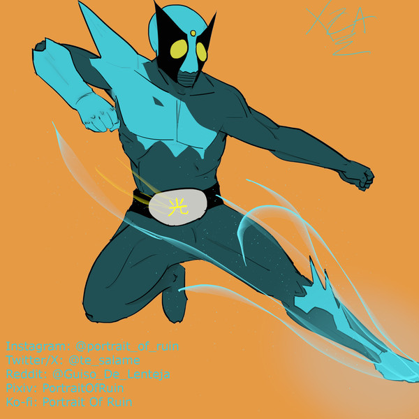 Kamen Rider D's [OC], by me.